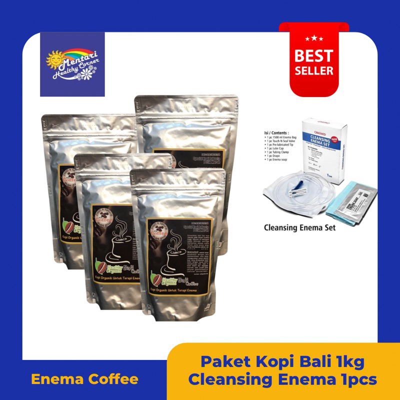 

Kopi Enema Bali 1Kg & Cleansing Set 1pcs