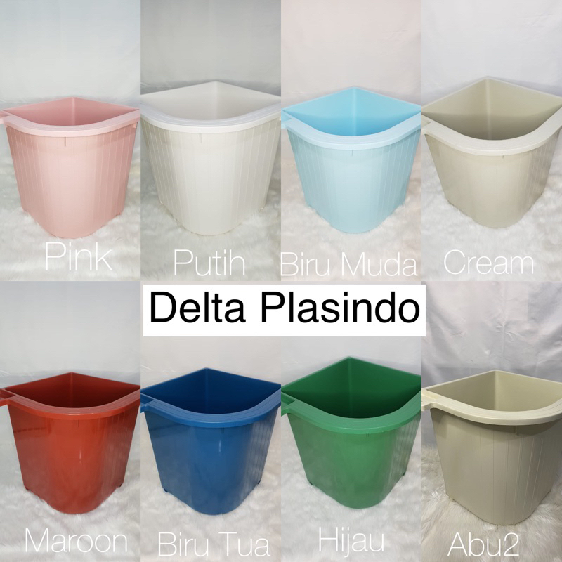 BAK MANDI SUDUT OVAL + TEMPAT SABUN + LUBANG PENUTUP AIR +- 120 LITER