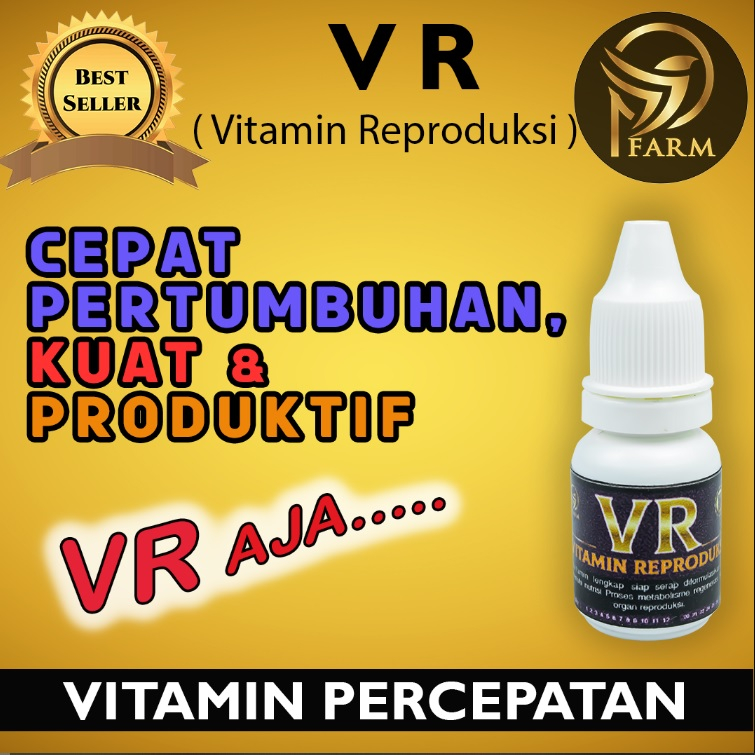 VR VITAMIN REPRODUKSI UNTUK BURUNG MURAI BATU DAN BURUNG PEMAKAN SERANGGA LAINNYA