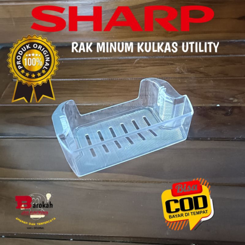 RAK MINUMAN KULKAS SHARP 2 PINTU RAK UTILITY KULKAS 2 PINTU ORIGINAL