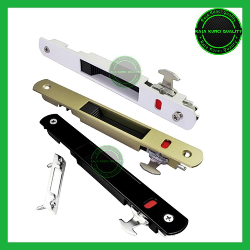 HANDLE KUNCI PINTU SLEDING GESER ALUMINIUM DEKSON