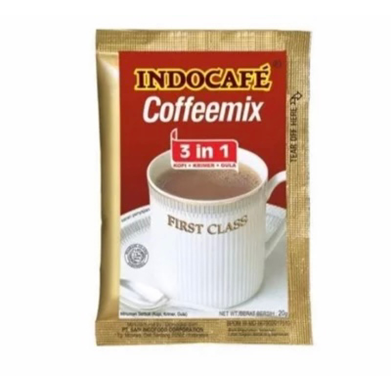 

INDOCAFE MIX 3 IN 1 10 SACHET @20gram