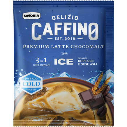 

Caffino Ice Chocomalt Renceng 10 sachet x 27 gram / Kopi Caffino Chocomalt