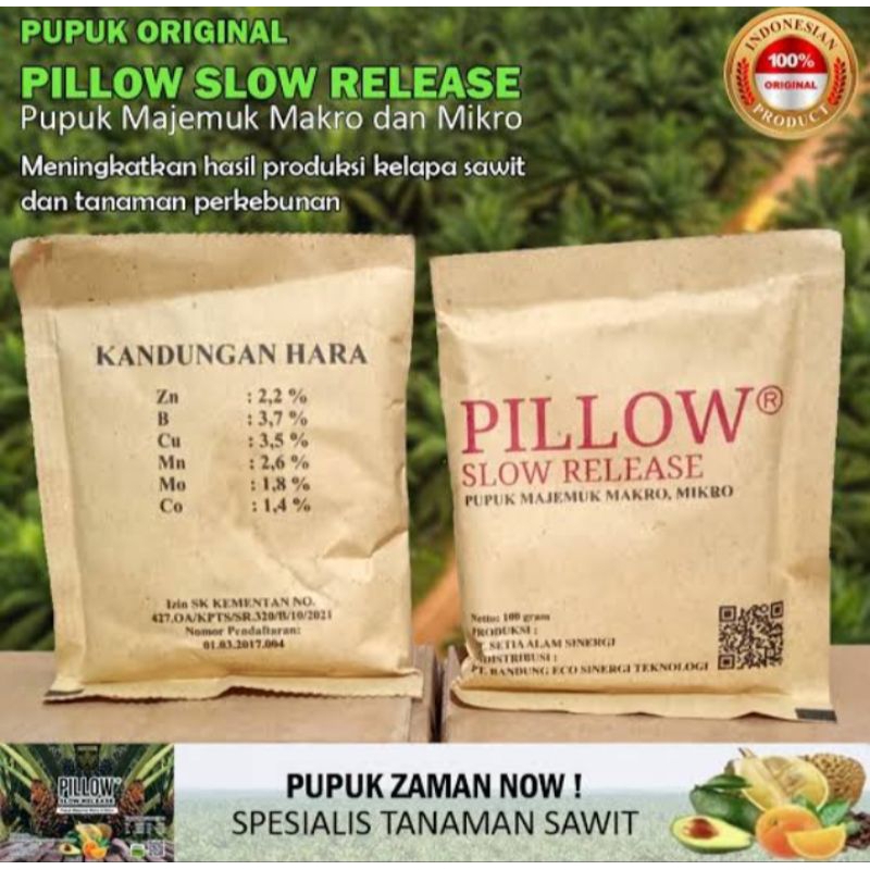 Pupuk Majemuk Pillow Slow Release 1box isi 10 sachet Pupuk Palawija/sawit