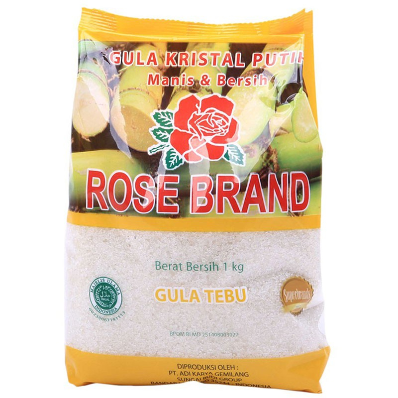 

Gula Pasir GMP/ Rose Brand Kuning 1kg