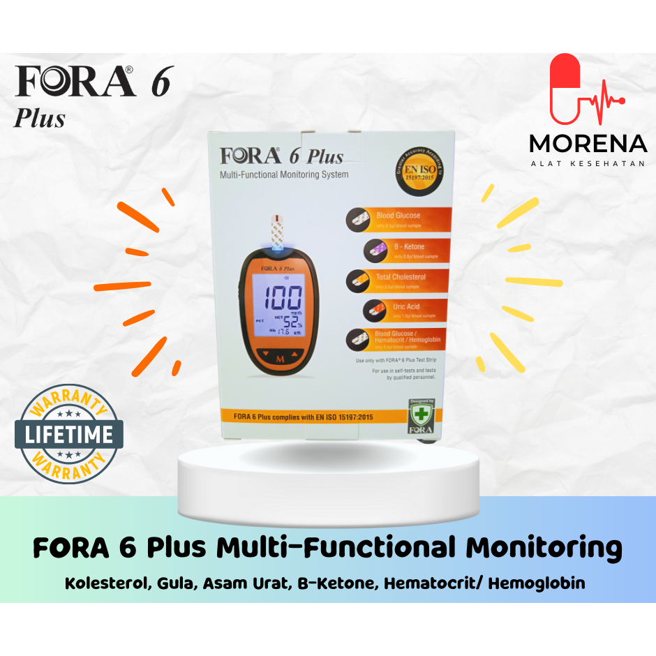 FORA6 - Plus 6in1 Alat Tes Darah Multifungsi