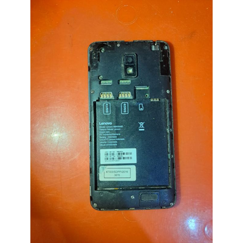 mesin lenovo A6600d40 hidup normal