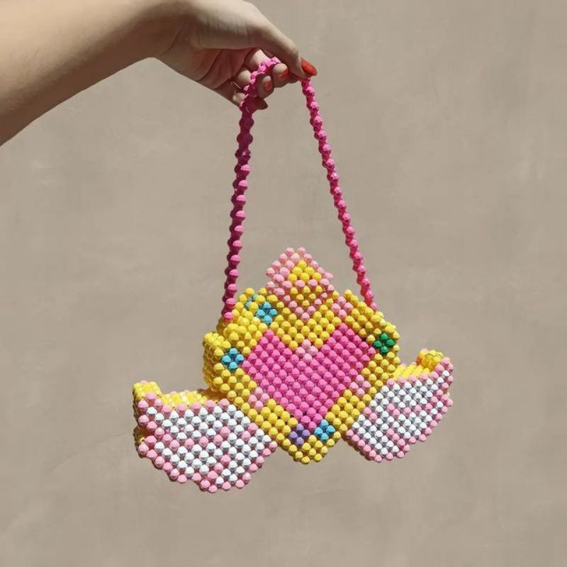 Sailormoon bag/Sailormoon marchandise/beaded bag/tas manik/tas anime