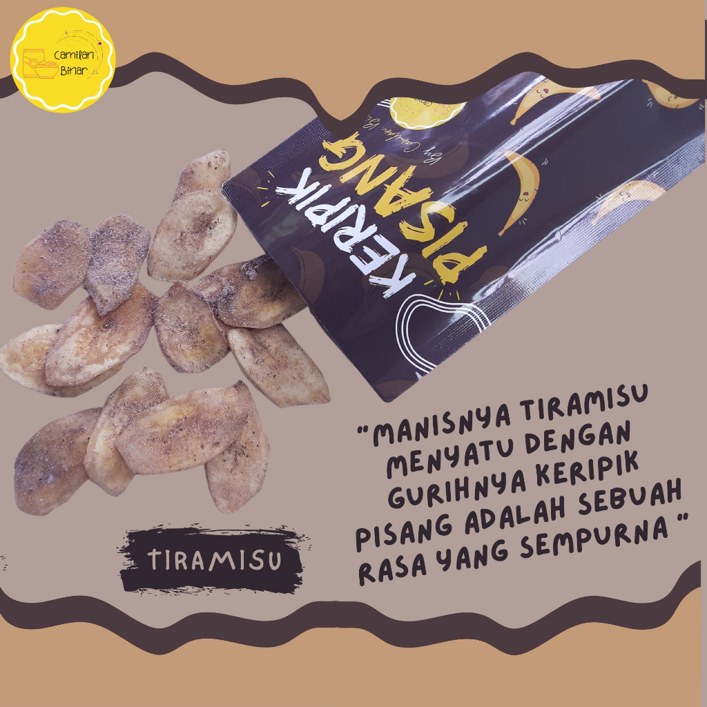 

KERIPIK PISANG RASA TIRAMISU