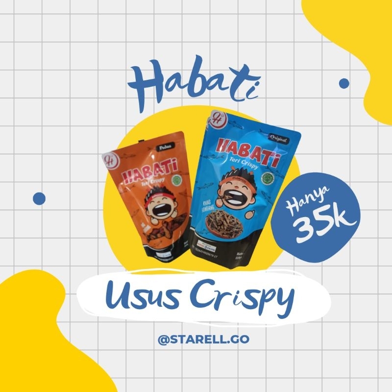 

[BEST SELLER] HABATI USUS CRISPY - 350GR