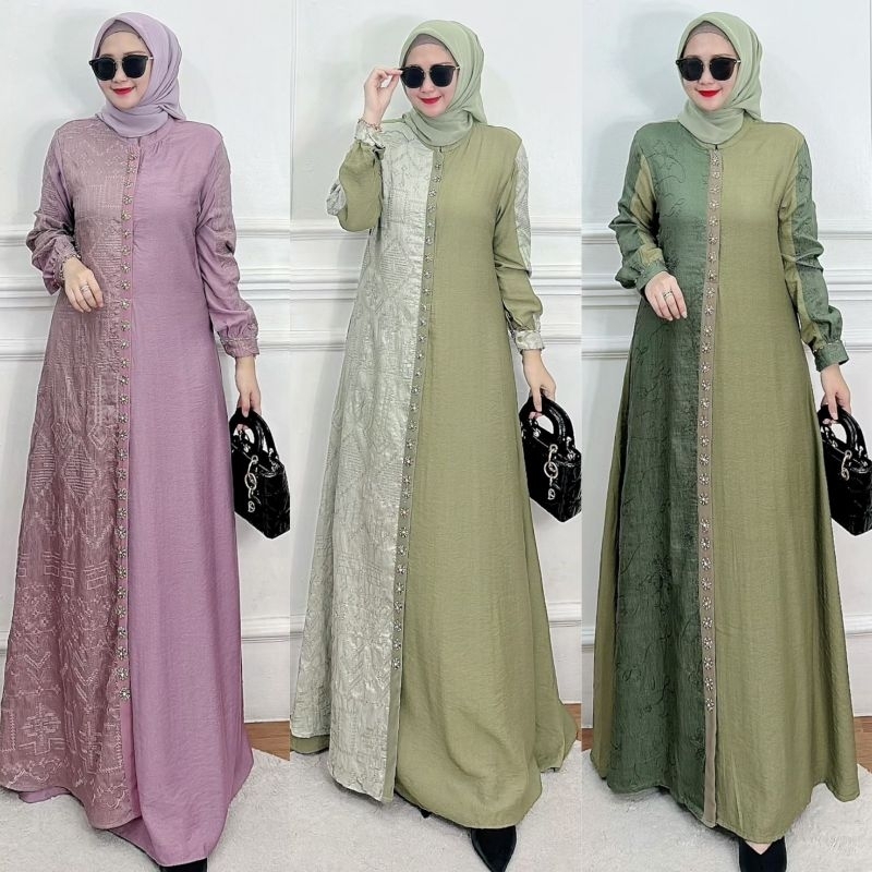 KAYLA DRESS Batch 1 dan 2 | Aksen Payet Original by Deyura