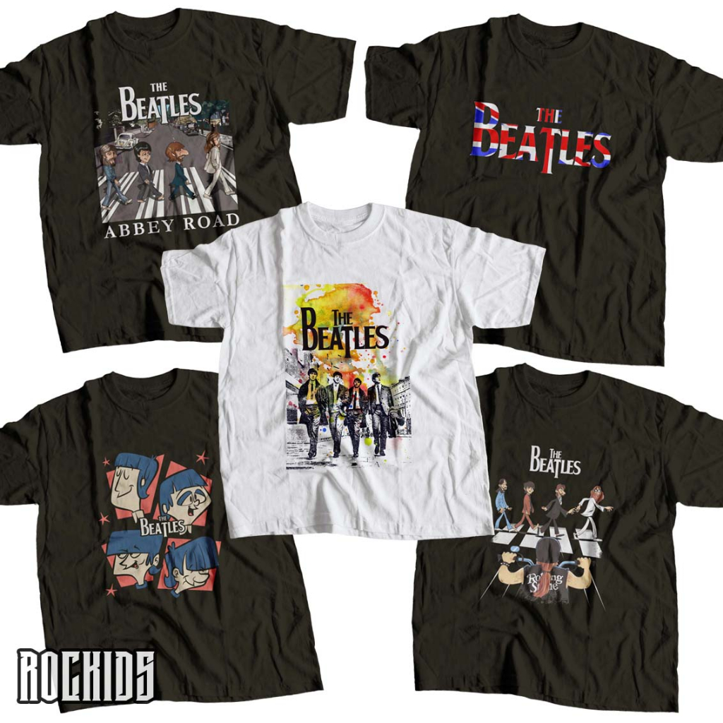 ROCKIDS - THE BEATLES - TSHIRT - TEES - KIDSWEAR - KAOS BAND - KAOS BAND THE BEATLES - KAOS THE BEAT