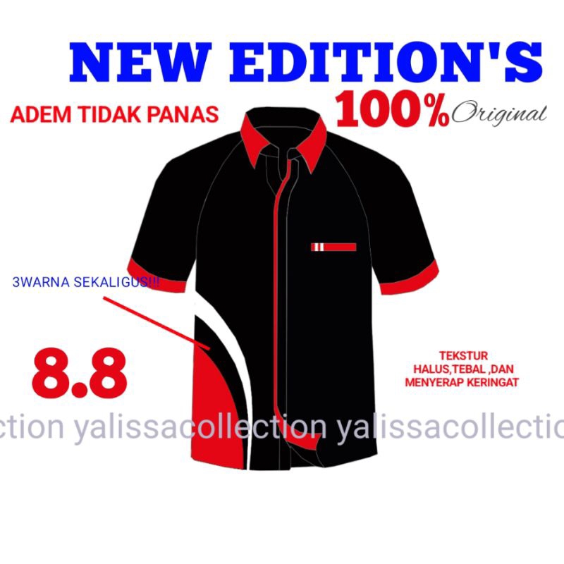 Kemeja seragam kerja|baju kerja pria wanita|pdh kombinasi|kemeja polos