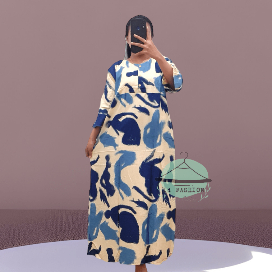 Daster Maura Dress Batik Daster Batik / Daster Lengan Panjang Daster 3/4 / Longdress Batik Maura Jum