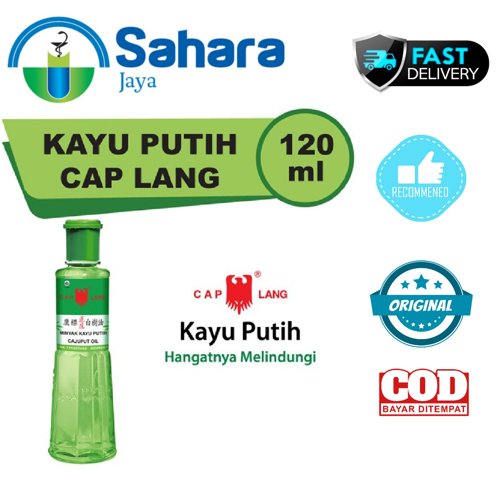 [SJ] Cap Lang Minyak Kayu Putih 120 ml / KAYU PUTIH 120 ML / MINYAK KAYU PUTIH 120 ML