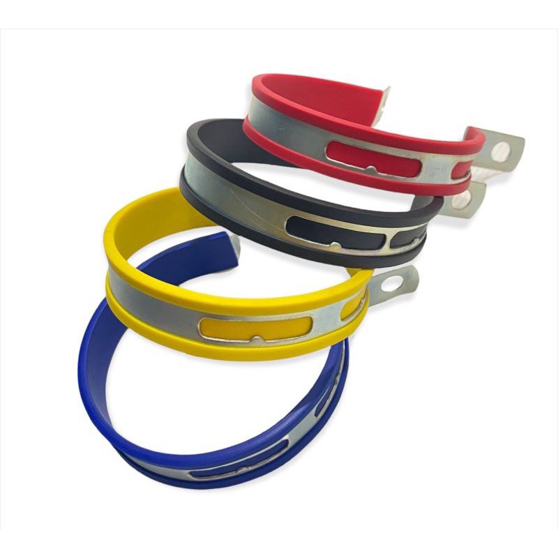 KLEMAN KLEM KNALPOT UKURAN 3 / 3.5 / INCH BREKET BRACKET KeNALPOT RACING MOTOR UNIVERSAL 3,5 INCI Ke