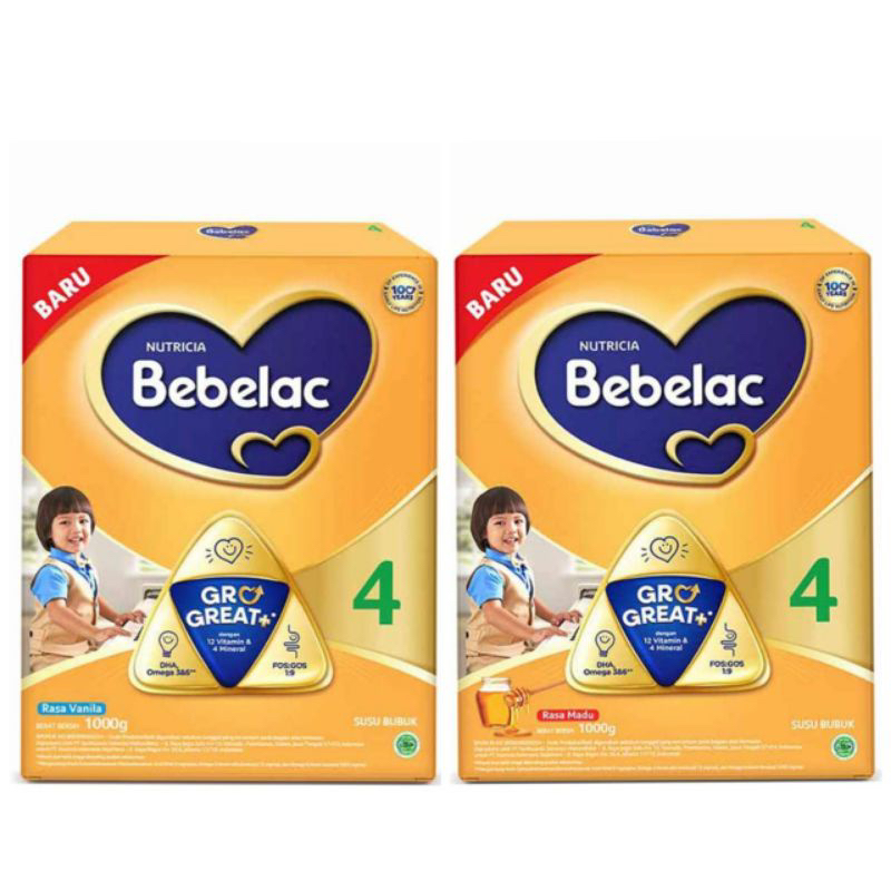 Bebelac 4 rasa madu / vanilla 1 kg