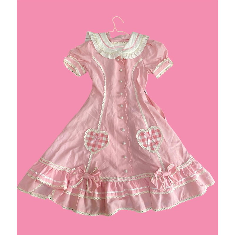 Preloved Dress Vintage, Coquette, Shabby Chic, Mini Dress, Dress Kawaii, Dress Lolita