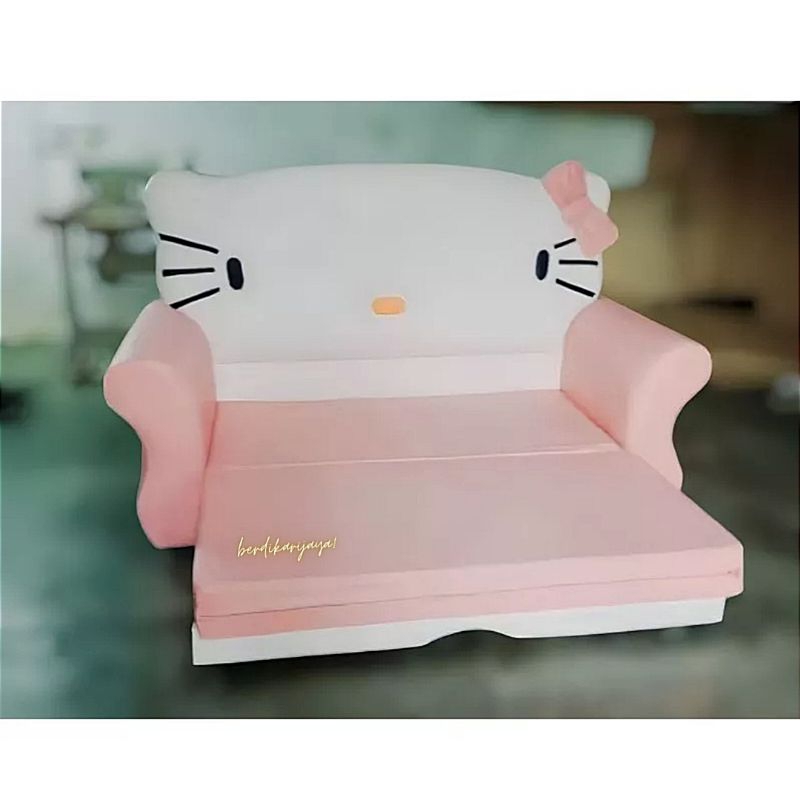 Free ongkir bandung barat, cimahi, dan bandung barat satu set sofa bed hallo kitty