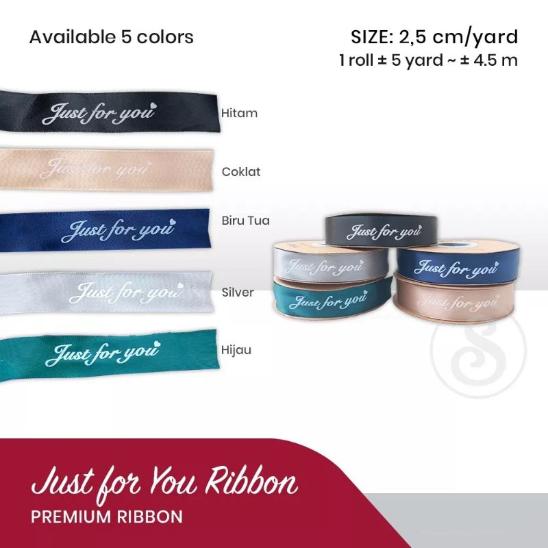 

Pita satin Korea just for you HARGA PERMETER