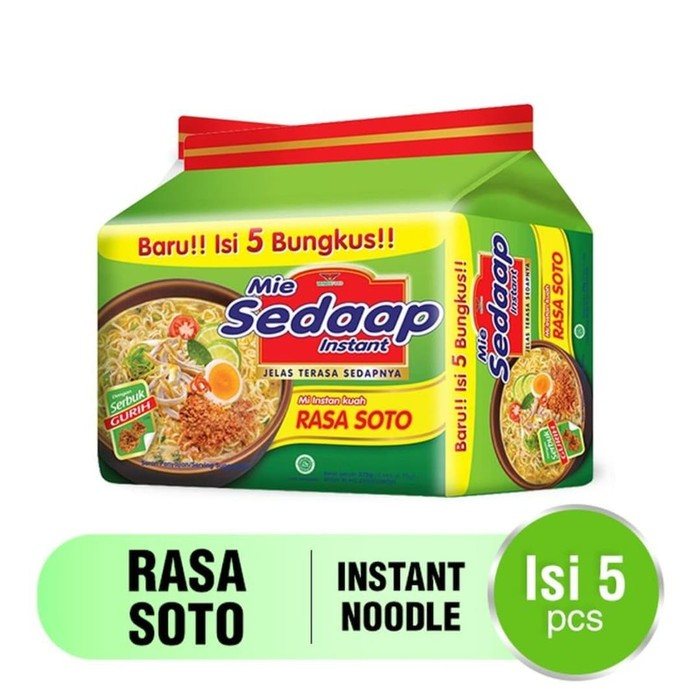

Mie Sedap Rasa Soto 5pcs