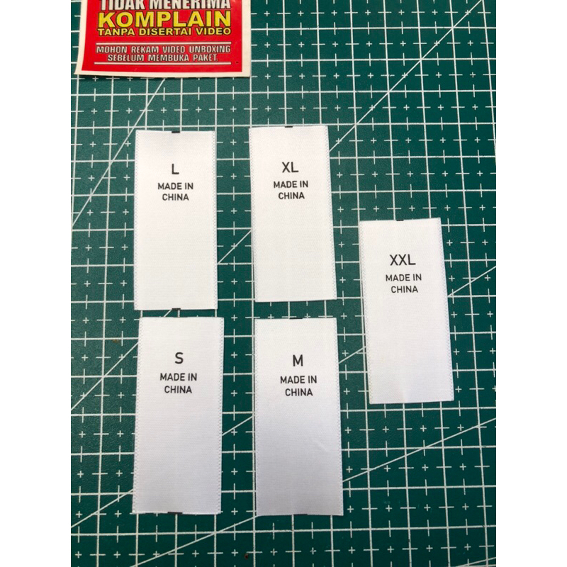 

LABEL SIZE ONE FACE SUPER PREMIUM CO 1X DI KIRIM 600PCS