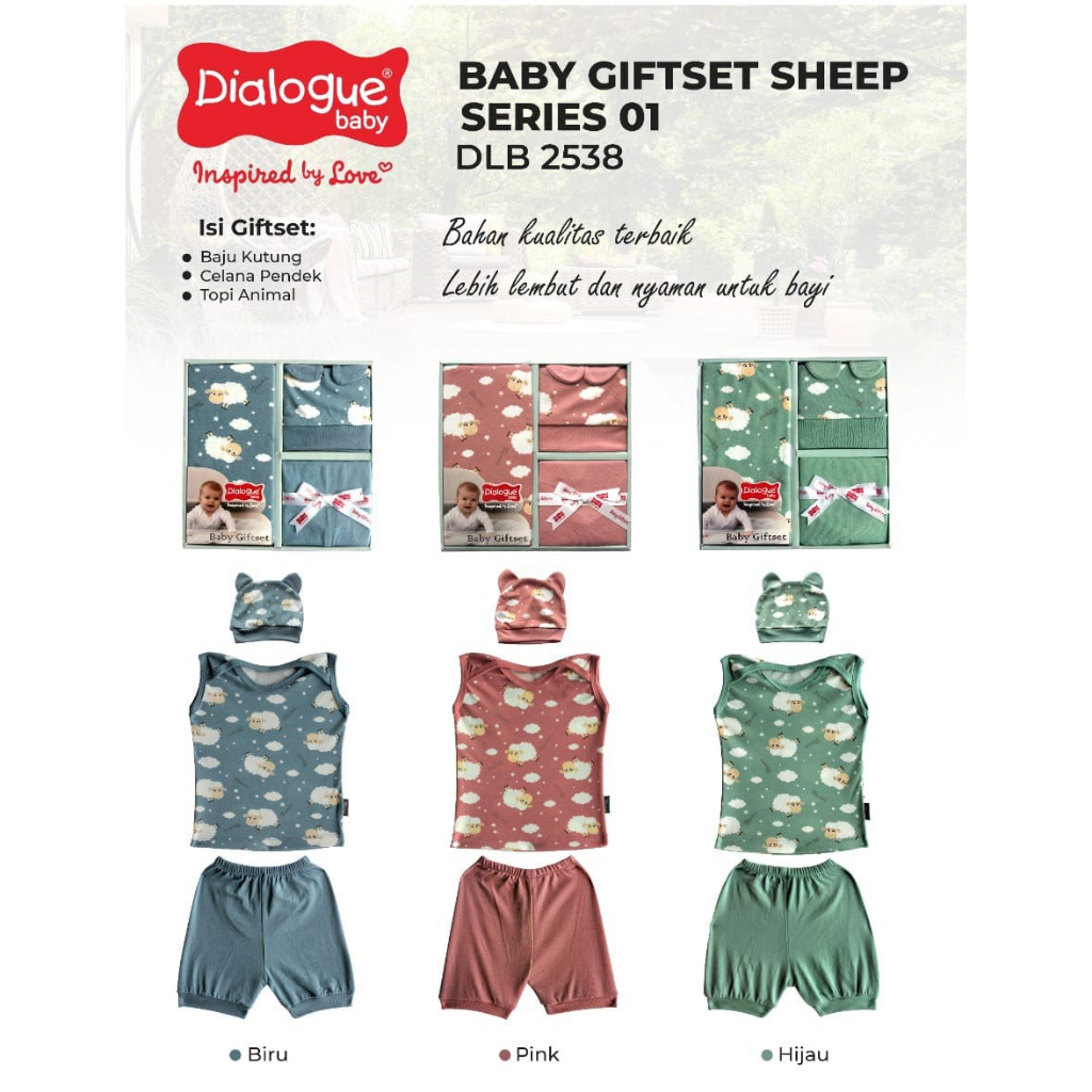 Dialogue Baby Gifset Sheep Series DLB2538 DLB2539 - IVA
