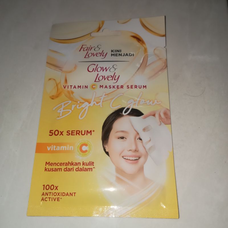fair & lovely sheet mask vit c