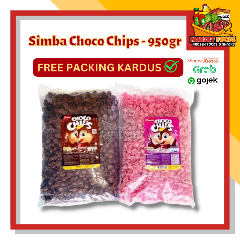 

SIMBA Choco Chips 950gr Choco Crunch Koko Krunch Cokelat Strawberry Sereal