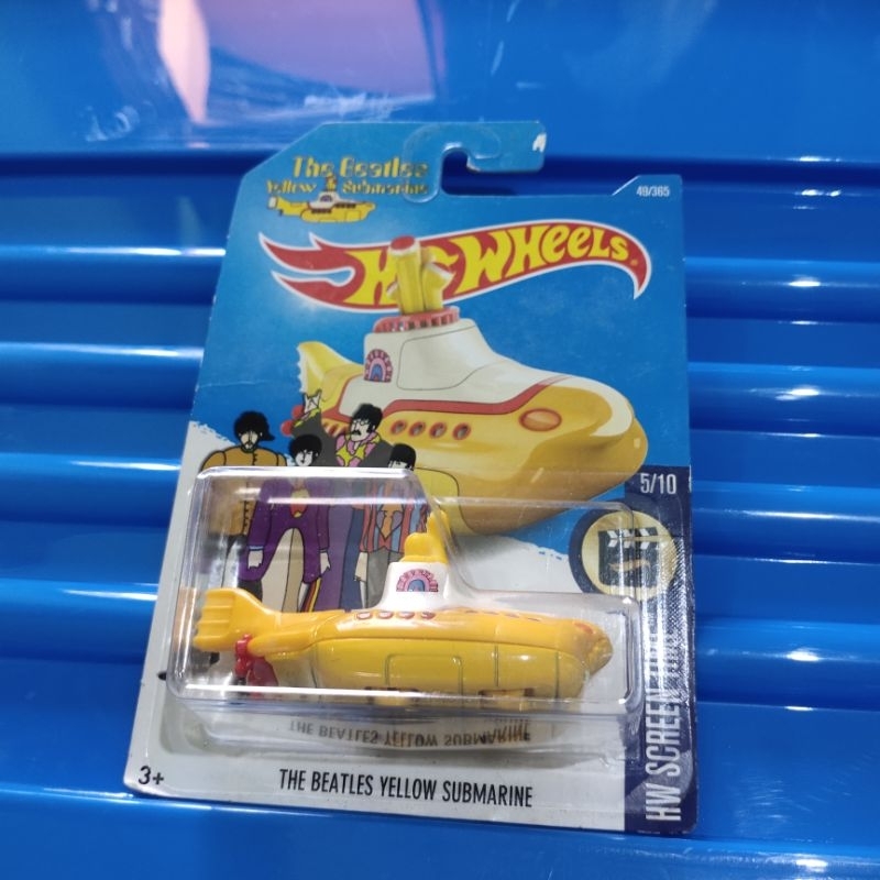hotwheels the beatles yellow submarine