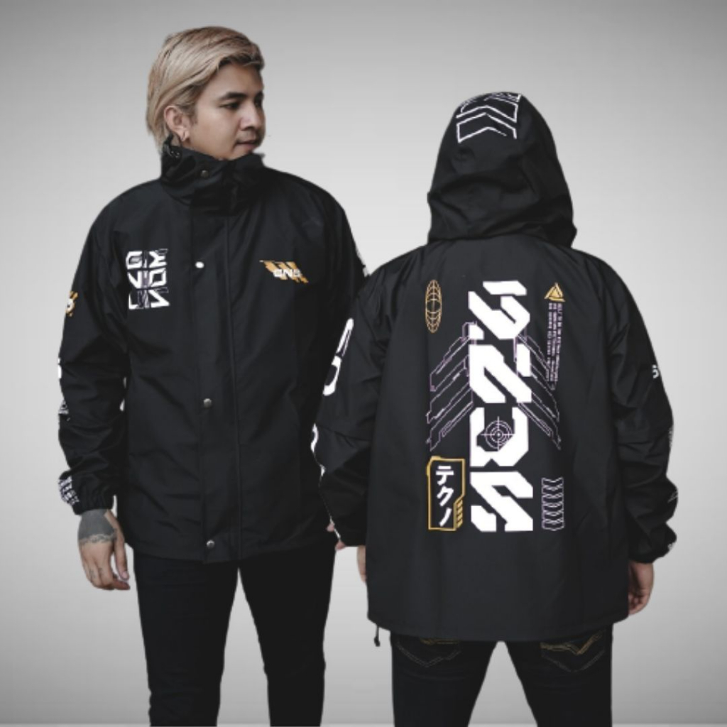 JAKET CASUAL PRIA JAKET CAGOULE ORIGINAL Genetic -JAKET PRIA