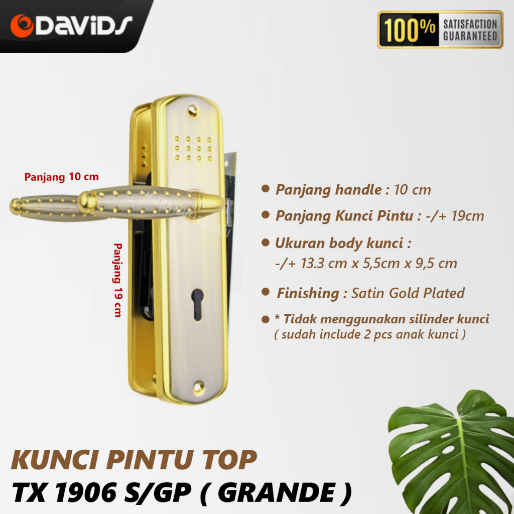 Kunci Pintu Rumah Handle Slot Set Kecil Top