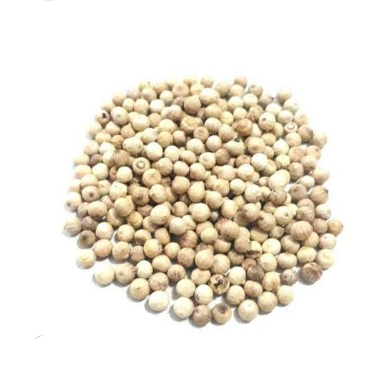 

MERICA UTUH 250 GRAM / LADA PUTIH UTUH / WHITE PEPPER WHOLE