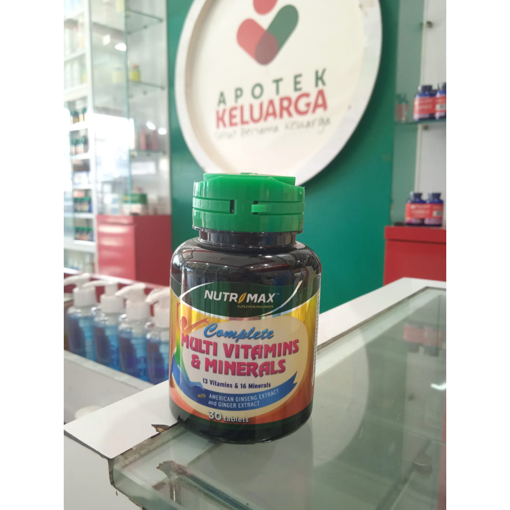 Nutrimax Complete Multivitamins & Minerals 30 dan 60Tablet