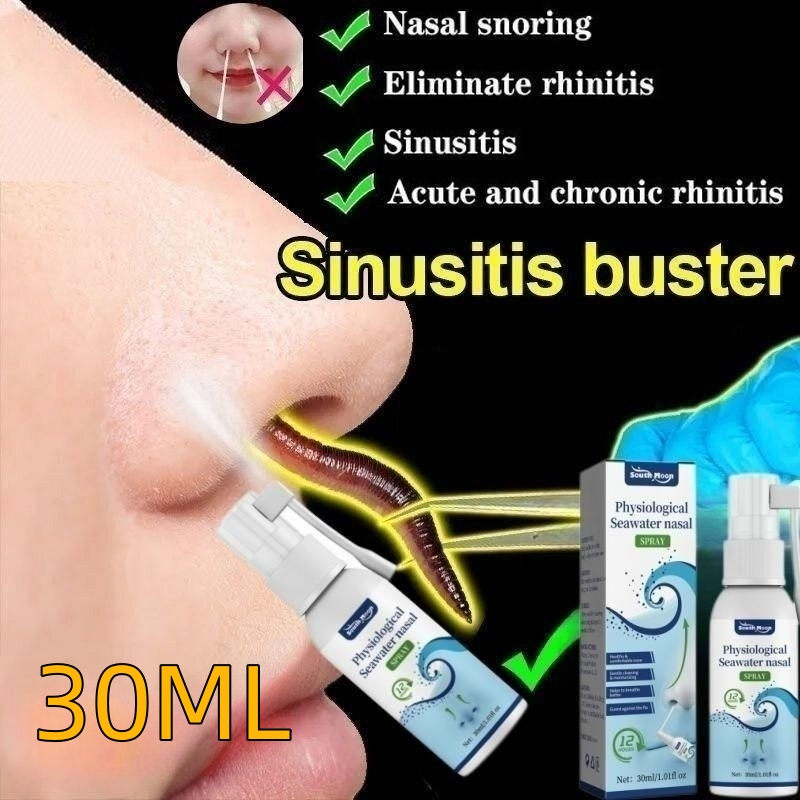 Nasal Spray Semprotan Hidung Obat Polip Hidung Air laut fisiologis Rhintis Spray Obat Sinus Spray Si