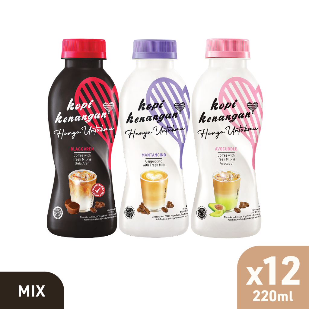 

Kopi Kenangan Hanya Untukmu Mix 220ml x 12