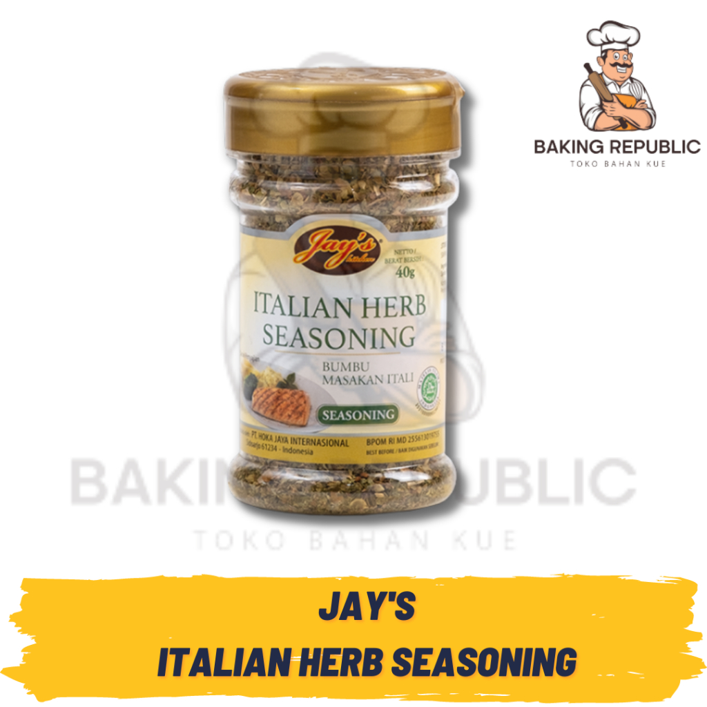 

JAYS ITALIAN HERB SEASONING | 40 GRAM | JAY'S BUMBU MASAKAN ITALIA