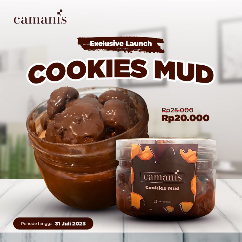 

Camanis Mud Cookies/ choco cookies/ cookies coklat