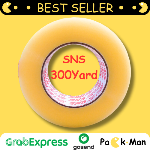

[PROMO] Lakban Jumbo 300 YARD X 45MM Bening SNS Harga Pabrik Terbaik