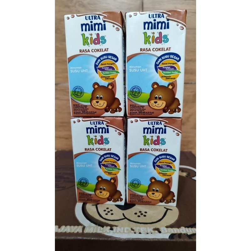 

Ultra Mimi Kids Susu UHT Rasa Cokelat 125 ml (isi 8 pcs)