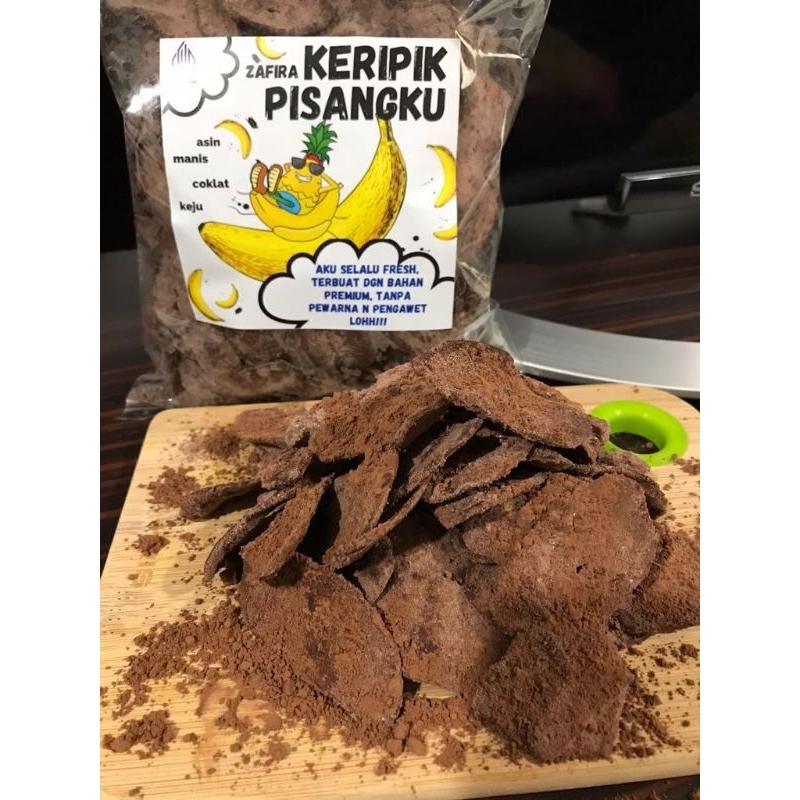 

Keripik Pisang - Rasa Coklat by Zhafira 250gr