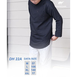PROMO KOKO HITAM POLOS DHIKR DH 22A || KOKO LENGAN PANJANG || SIZE M, L, XL [COD]
