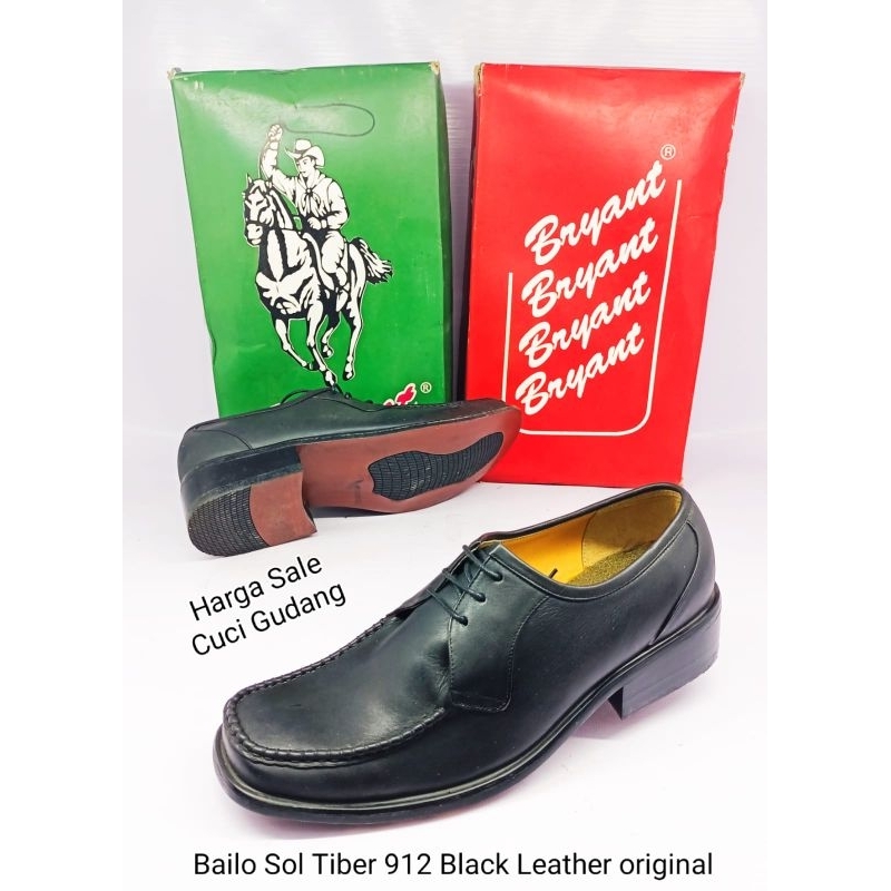 Sepatu Pria Kulit Asli Bryant_Double Two 15_7711.Black