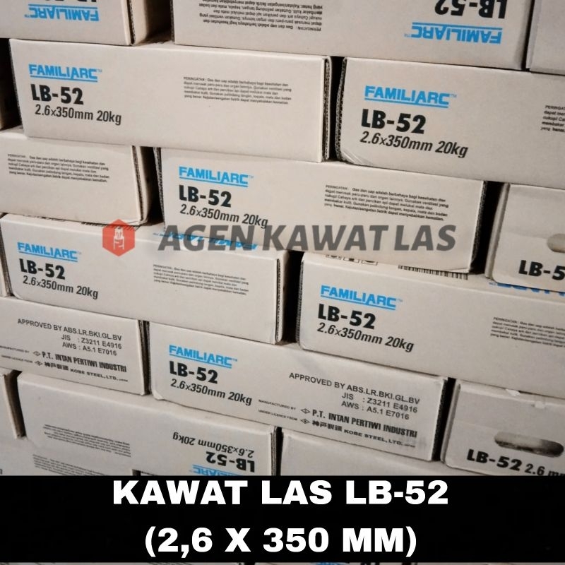 1 KG KAWAT LAS LB52 2,6x350MM / WELDING ELECTRODES / KAWAT LAS LISTRIK / KAWAT LAS MURAH