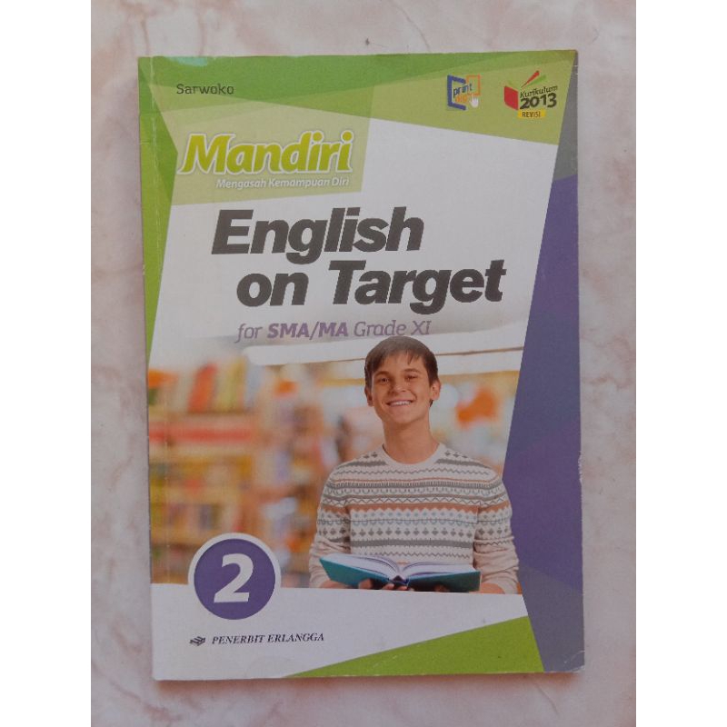 

Buku ERLANGGA English on Target untuk SMA Kelas 11 | Edisi Revisi Kurikulum 2013 | Buku bekas (Preloved)