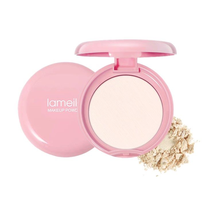 MC-5046 LAMEILA Naked Make Up Powder 3 Colors (PINK,BIRU,HIJAU)