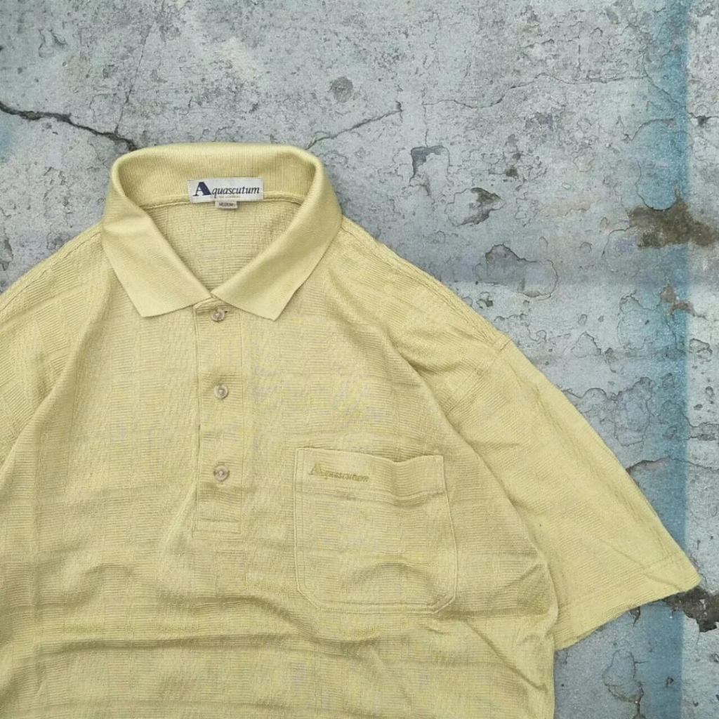 Kaos Poloshirt Vintage Aquascutum