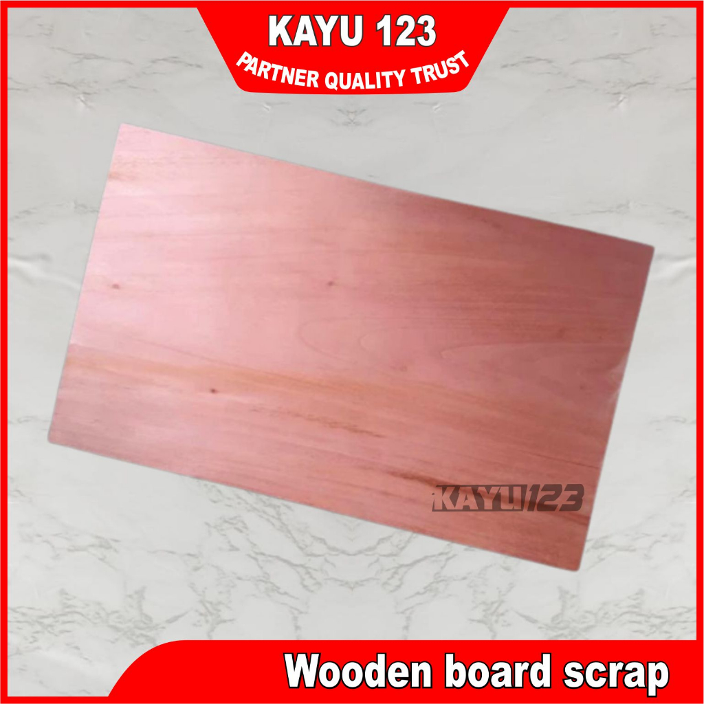 Wooden board scrap  papan kayu Wood tray nampan alas #0005