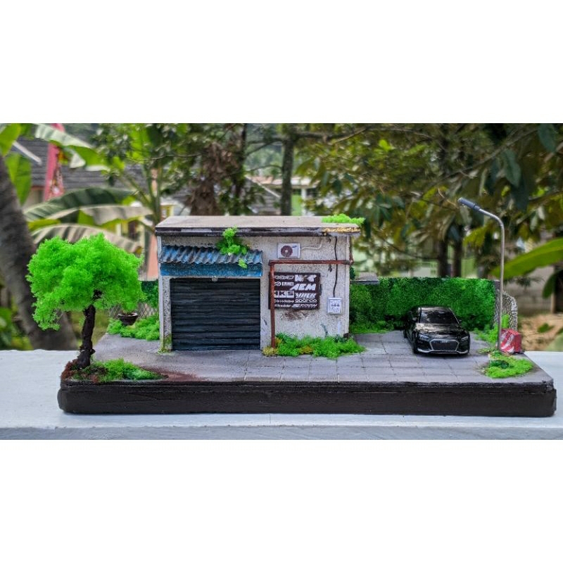 Diorama parkiran
