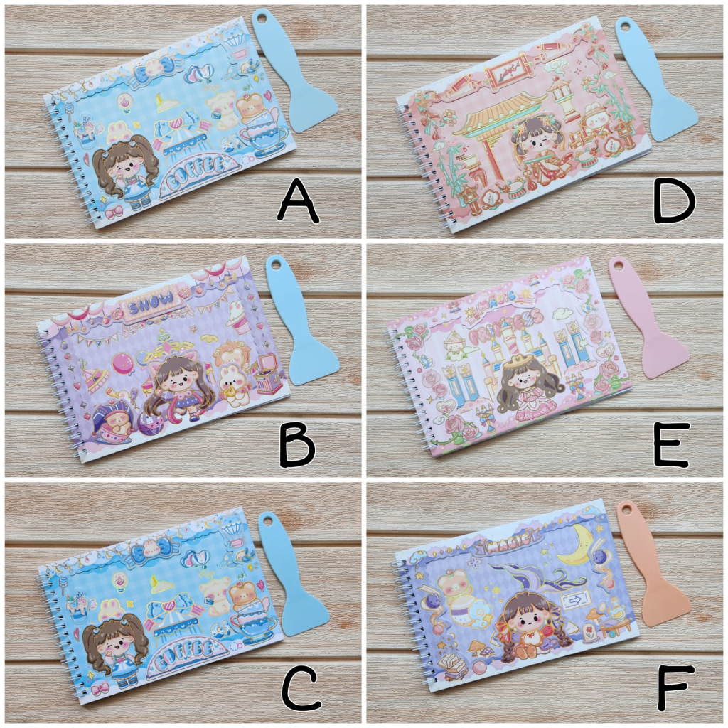 

BUKU STIKER + SPATULA MOMO KODE 012 (21X4)